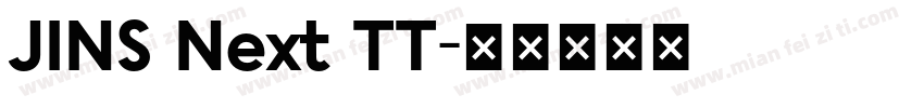 JINS Next TT字体转换